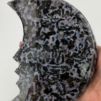 Indigo Gabbro Moon Faces-Earth Fairy Holistics