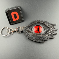Spirit Wolf Leather Eye Keychains