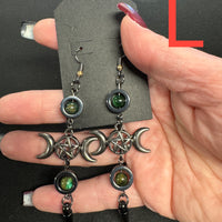 Runes & Remains Earrings-Earth Fairy Holistics