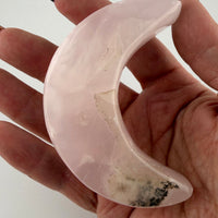 Mangano Calcite Crescent Moons (UV Reactive)-Earth Fairy Holistics