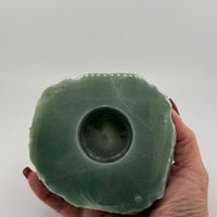 Green Aventurine Tea Light Candle Holders-Earth Fairy Holistics