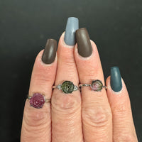 Tourmaline Flower Ring-Earth Fairy Holistics