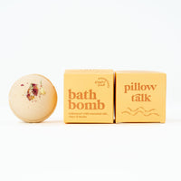 PILLOW TALK • 100% BOTANICAL BATH BOMB •-Earth Fairy Holistics