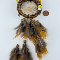 Spirit Wolf Dreamcatchers/Leather Keychains-Earth Fairy Holistics