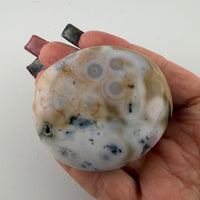 8th Vein Ocean Jasper Palm Stones-Earth Fairy Holistics