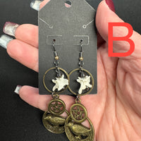 Runes & Remains Earrings-Earth Fairy Holistics