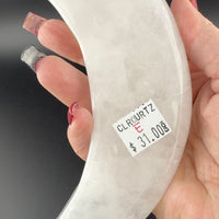 Clear Quartz Crescent Moons-Earth Fairy Holistics