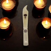 Mystic Bone & Horn Athames: Engraved Tools of Sacred Craft-Earth Fairy Holistics