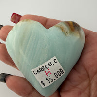 Caribbean Calcite Hearts-Earth Fairy Holistics