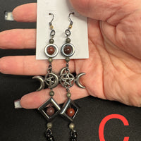 Runes & Remains Earrings-Earth Fairy Holistics