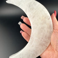Clear Quartz Crescent Moons-Earth Fairy Holistics