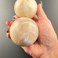 Blue Flash Moonstone Spheres-Earth Fairy Holistics