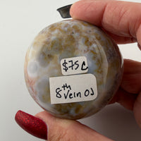 8th Vein Ocean Jasper Palm Stones-Earth Fairy Holistics