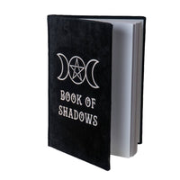 16014 Book of Shadows Velvet A5 Journal-Earth Fairy Holistics