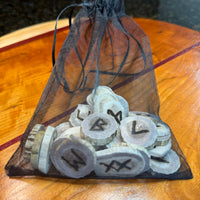 Deer Antler Bone Carved Rune Set-Earth Fairy Holistics