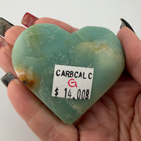 Caribbean Calcite Hearts-Earth Fairy Holistics
