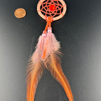 Spirit Wolf Dreamcatchers/Leather Keychains-Earth Fairy Holistics