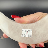 Clear Quartz Crescent Moons-Earth Fairy Holistics