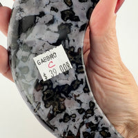 Indigo Gabbro Crescent Moons-Earth Fairy Holistics