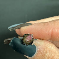 Tourmaline Flower Ring-Earth Fairy Holistics
