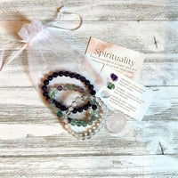 Intentions Bracelet Set - 8mm Spirituality-Earth Fairy Holistics