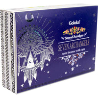 Goloka Sacred Smudges Resin Cups -Seven Archangels Pack of 6-Earth Fairy Holistics