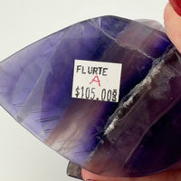Fluorite Flower on Leaf-Earth Fairy Holistics