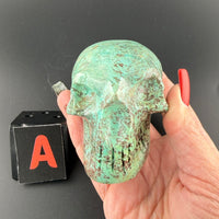 Chrysoprase Skulls