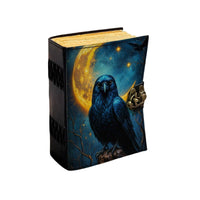 New Raven Leather Journal Gothic Book Grimoire Tarot Journal-Earth Fairy Holistics