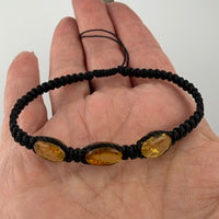 Hand Woven Amber Bracelets (Adjustable, made by DV survivors in Mexico)-Earth Fairy Holistics