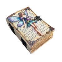 Fairy Leather Journal Celtic Gothic Journal Notebook Gift-Earth Fairy Holistics