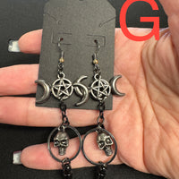 Runes & Remains Earrings-Earth Fairy Holistics