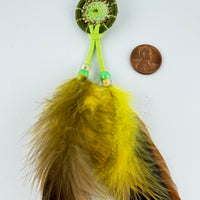Spirit Wolf Dreamcatchers/Leather Keychains-Earth Fairy Holistics