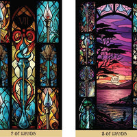 Stained Glass Tarot by James Edward-Earth Fairy Holistics