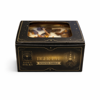 Tiger Eye Crystal Smudge Candle-Earth Fairy Holistics