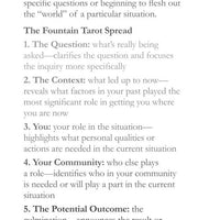 The Fountain Tarot-Earth Fairy Holistics