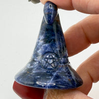 Witch's Hat Crystal Carving