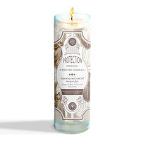 Prayer Candle - Protection (8 in., 9.5 oz.)-Earth Fairy Holistics