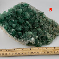 Fluorite Cube Specimen Formations (Large)-Earth Fairy Holistics