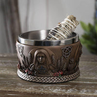 Triple Goddess Smudge Bowl-Earth Fairy Holistics