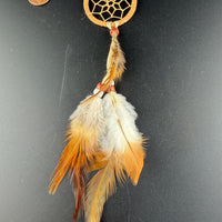 Spirit Wolf Dreamcatchers/Leather Keychains-Earth Fairy Holistics