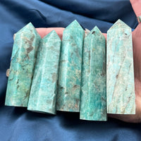 Amazonite & Smoky Quartz Tower-Earth Fairy Holistics