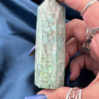 Amazonite & Smoky Quartz Tower-Earth Fairy Holistics