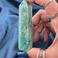 Amazonite & Smoky Quartz Tower-Earth Fairy Holistics