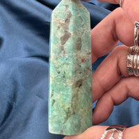 Amazonite & Smoky Quartz Tower-Earth Fairy Holistics