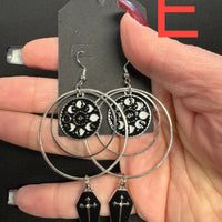 Runes & Remains Earrings-Earth Fairy Holistics