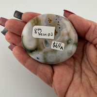 8th Vein Ocean Jasper Palm Stones-Earth Fairy Holistics