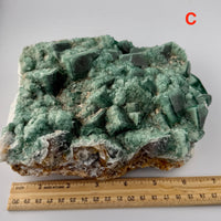 Fluorite Cube Specimen Formations (Large)-Earth Fairy Holistics