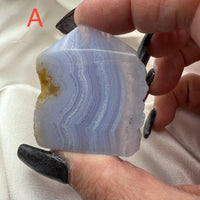 Blue Lace Agate Tower Points-Earth Fairy Holistics