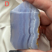 Blue Lace Agate Tower Points-Earth Fairy Holistics